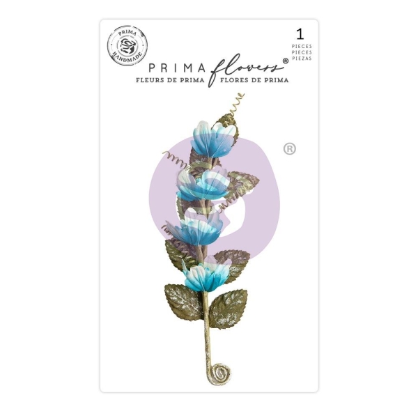 Prima Marketing Mulberry Paper Flowers - Serene/Aquarelle Dreams