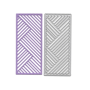 Steel Background Dies - Stripes Grid