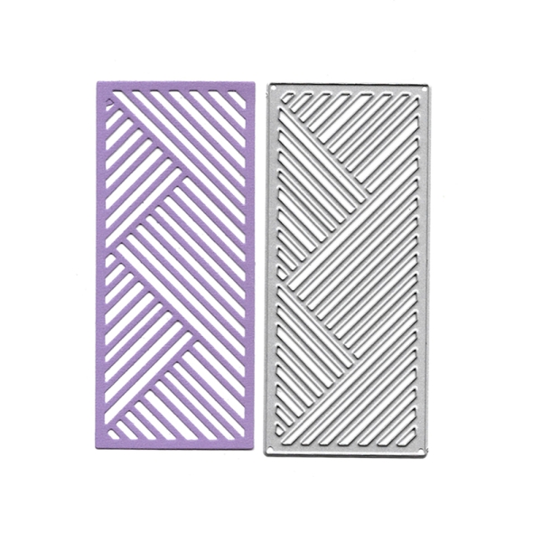 Steel Background Dies - Stripes Grid