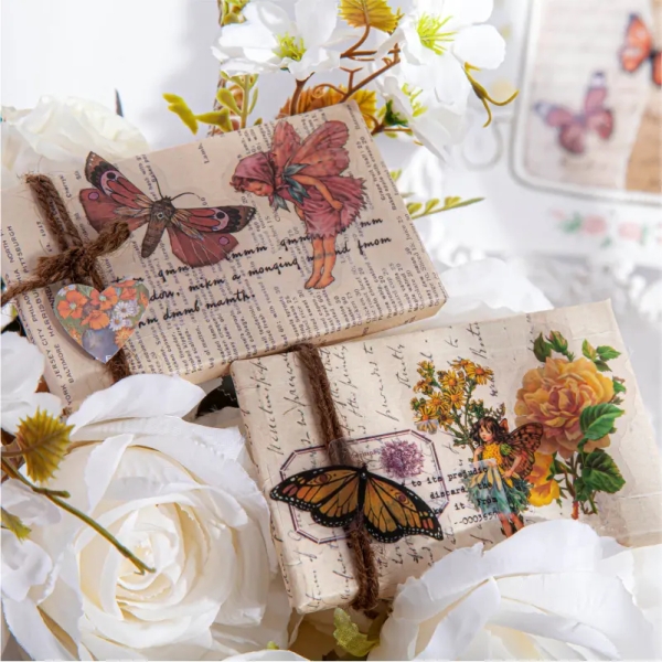45pcs_garden_fairies_clear_PET_Sticker_2