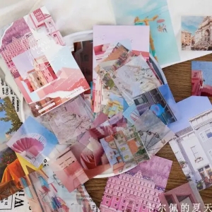 Journalling Ephemera Sticker Pack (55 pcs) - Verano Calpe