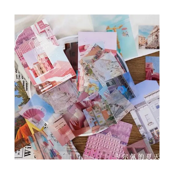 Journalling Ephemera Sticker Pack (55 pcs) - Verano Calpe