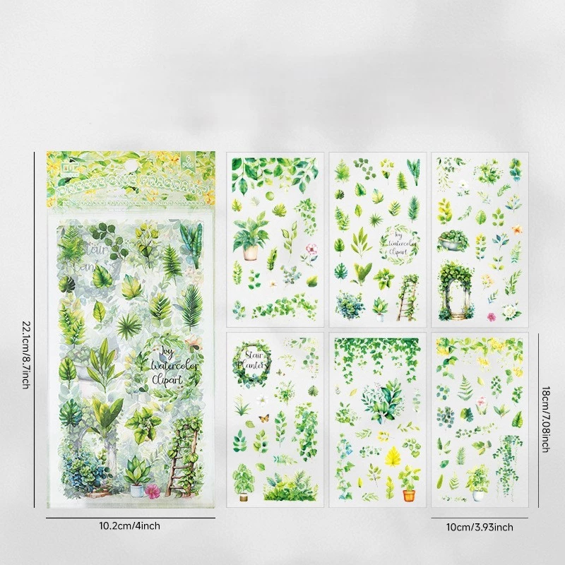 PET Clear Stickers (6 sheets) – Breeze Give Fragrant (QHHF) pet clearSticker 20pcs QHHF Breeze PET Clear Stickers (6 sheets) – Breeze Give Fragrant (QHHF)
