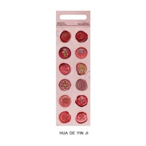 Wax Seal Stickers - Flower Mark