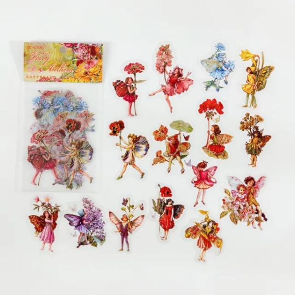 Clear PET Foiled Stickers (30 pcs) - Fairy Anthem
