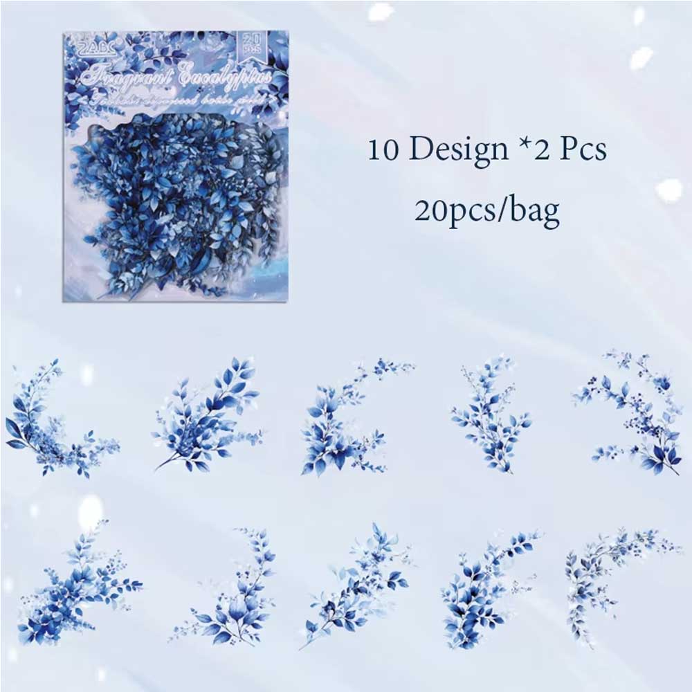 Clear PET Stickers (20 pcs) – Fragrant Eucalyptus (CYMY) pet clearSticker 20pcs CYMY Fragrant Eucalyptus Clear PET Stickers (20 pcs) – Fragrant Eucalyptus (CYMY)