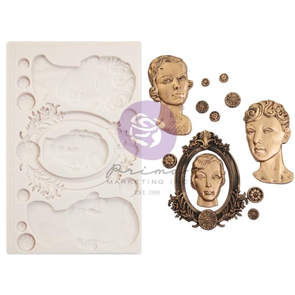 Prima Marketing Finnabair Decor Moulds 5"X8"X8mm - Vintage Ladies