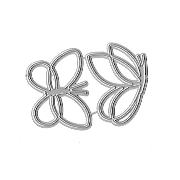 Steel Dies - Simple Butterflies (Set of 2 dies)