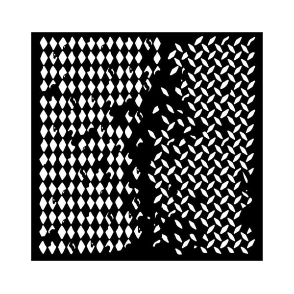 Stamperia Stencil 7"X7" - Around The World Double Texture