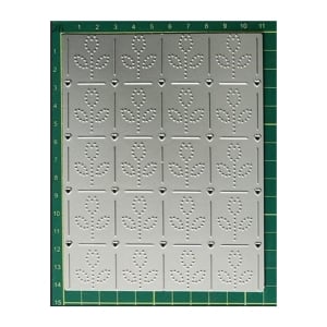 Steel Background Dies - Dot Leafy Grid