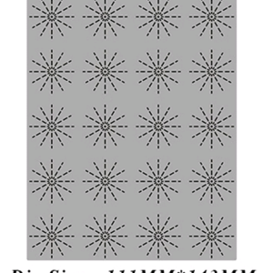 Steel Background Dies - Stitched Pattern