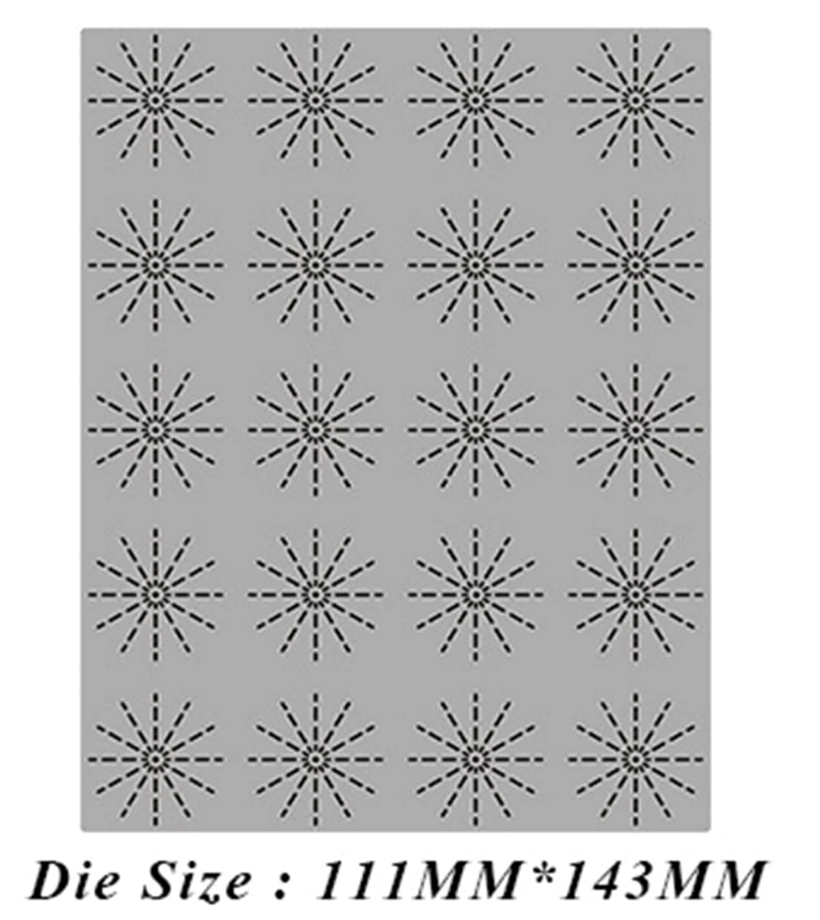 Steel Background Dies - Stitched Pattern