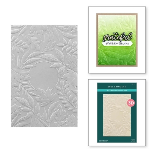 Spellbinders 3D Embossing Folder 5.5"X8.5" - Autumn Serenade