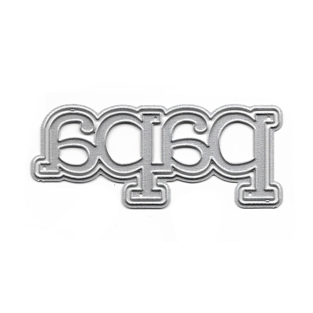Steel Word Dies - Papa (Fathers Day) XY1237 steel cutting dies 1 Steel Word Dies - Papa (Fathers Day)