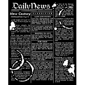 Stamperia Stencil 20 by 25 cm - Coffee And Chocolate Daily News