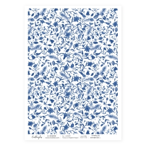 CrafTangles Decoupage Napkin / Tissue / Collage Paper - Pottery Patterns 1