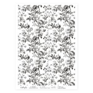 CrafTangles Decoupage Napkin / Tissue / Collage Paper - Floral Pattern 6