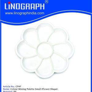 Linograph Colour Mixing Plate / Palette - Flower Small