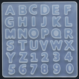 Small Alpahbets Silicone Mould and Numbers
