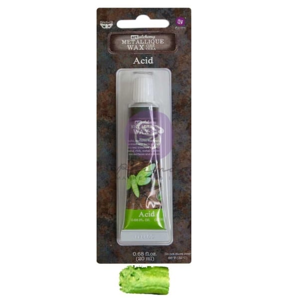 Prima Finnabair Art Alchemy Metallique Wax .68 Fluid Ounce - Acid