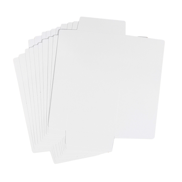 CrafTangles Envelope Blank Base - 300 gsm - Plain White (10 pcs) - Image 2