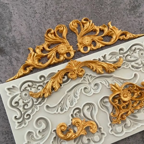 Silicone Mould - Multiple Flourishes - Image 2