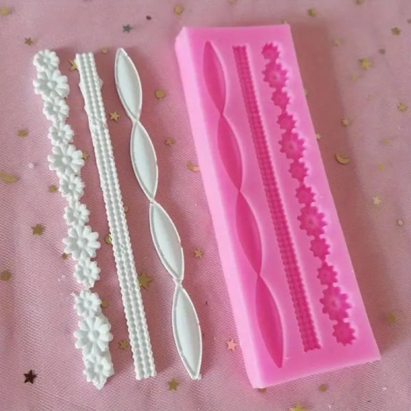 Silicone Mould - Simple Borders 1 - Image 2