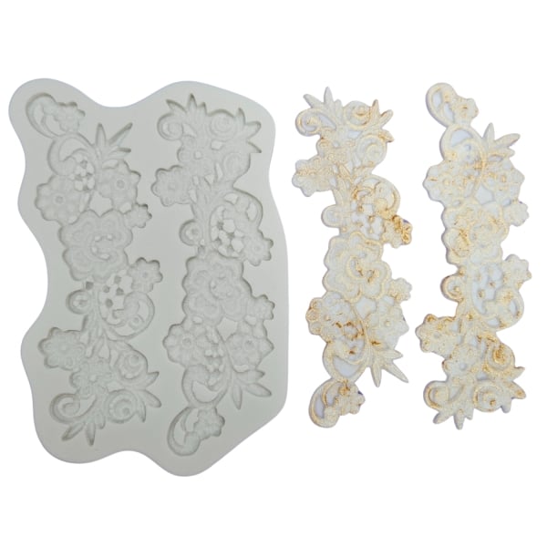 Silicone Mould - Lace Design 1