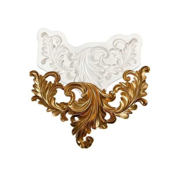 Silicone Mould - Large Ornate Flourish