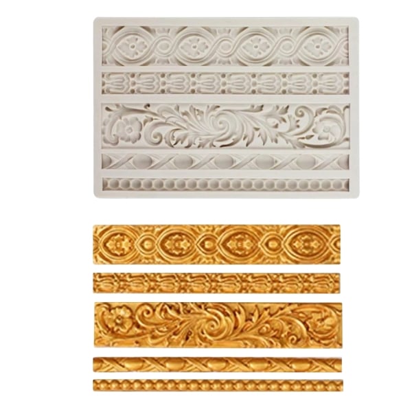 Silicone Mould - Vintage Borders 1 - Image 3