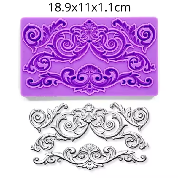 Silicone Mould - Vintage Flourishes - Image 3