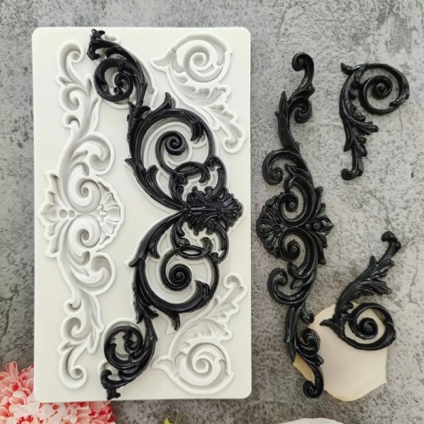 Silicone Mould - Vintage Flourishes - Image 2