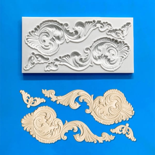 Silicone Mould - Filigree Borders 1 - Image 2