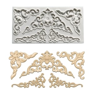 fancy flourishes silicone mould 63