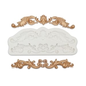 fancy flourishes silicone mould NSB 0013