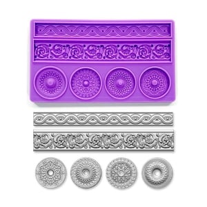fancy vintage elements silicone mould 47 1