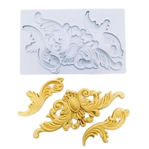 flourish design silicone mould 27