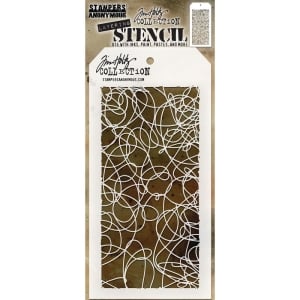 tim holtz Stencil Doodle THS072