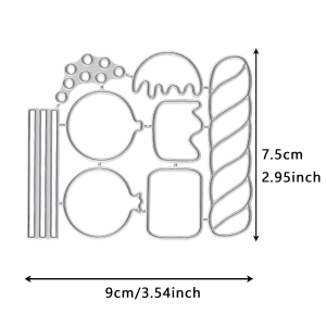 Steel Dies - Candies (Set of 10 dies)