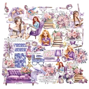 CTPCS 73 Planner Girls 1 CrafTangles Precut Journal Stickers 1