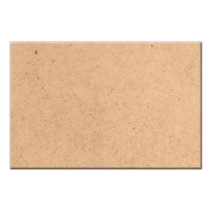 6 by 8 inches MDF Rectangle Base