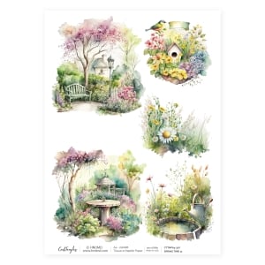 307 Spring Time 11 CrafTangles Tissue napkin paper