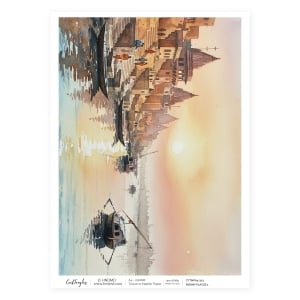 313 Indian Places 1 CrafTangles Tissue napkin paper