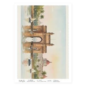 314 Indian Places 2 CrafTangles Tissue napkin paper