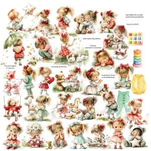 CTDCP 43 CrafTangles Die cuts ephemera My Girl