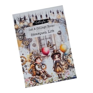 CrafTangles Cut and Collage Journal Book Steampunk Life CTCB 02