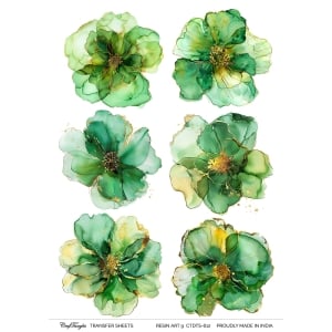 CTDTS 612 CrafTangles transfer sheet Resin Art 9