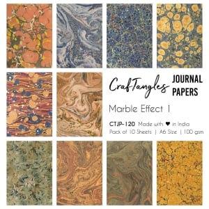 CTJP 120 Marble Effect 1 Craftangles journal paper